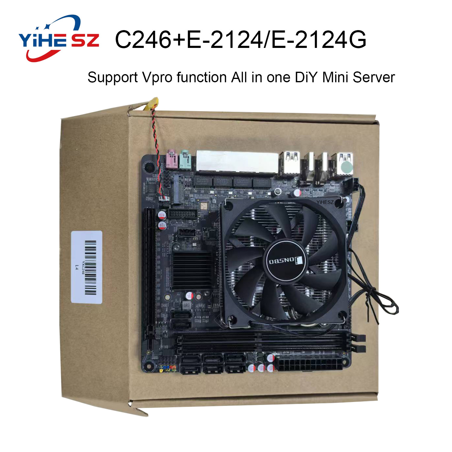 E-2124/2124G C246 Vpro NAS Moe - Nas Motherboard 8 Sata Mini Itx recensie en prijs